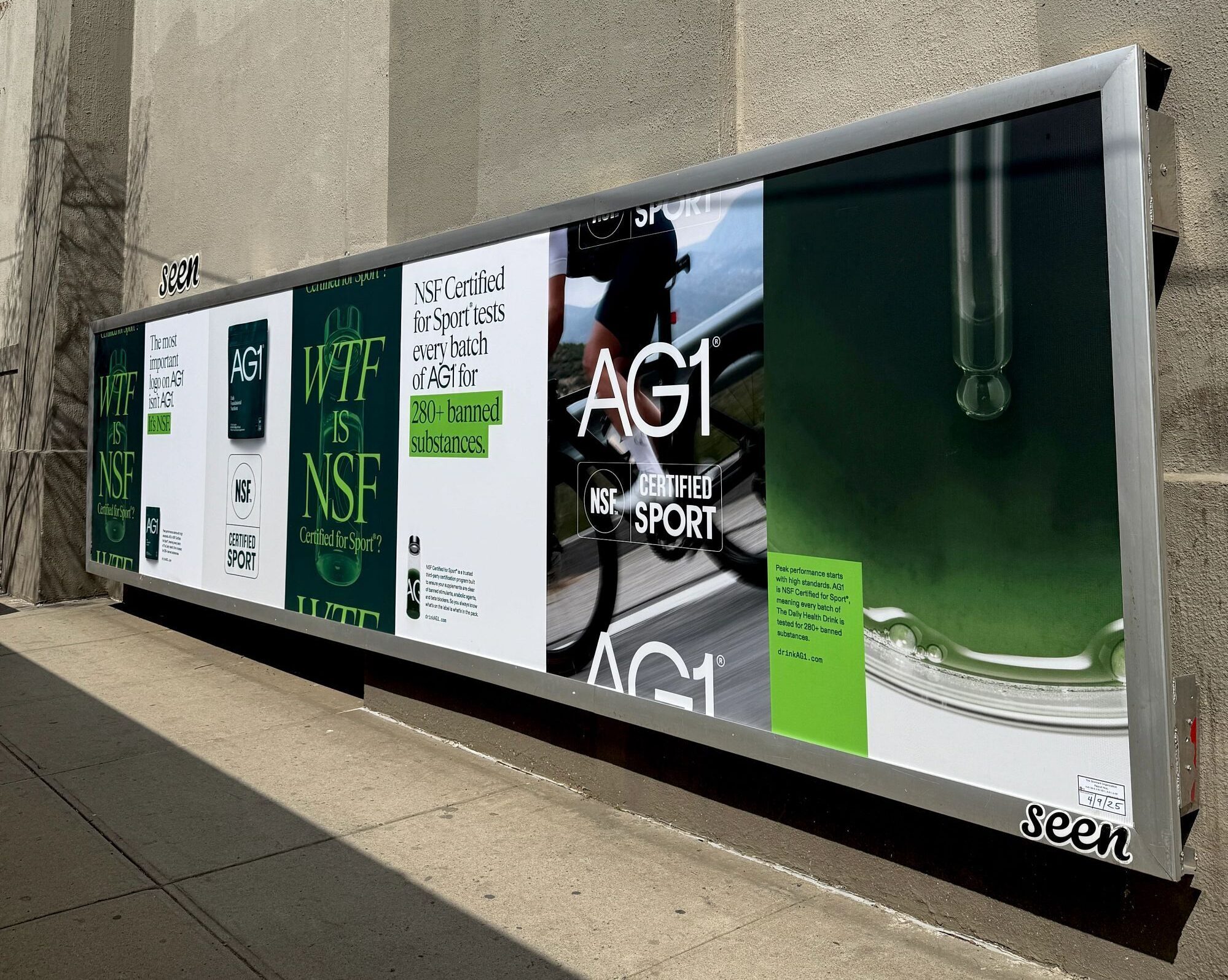 NSF Certified for Sport® Takes Center Stage in AG1 Campaign