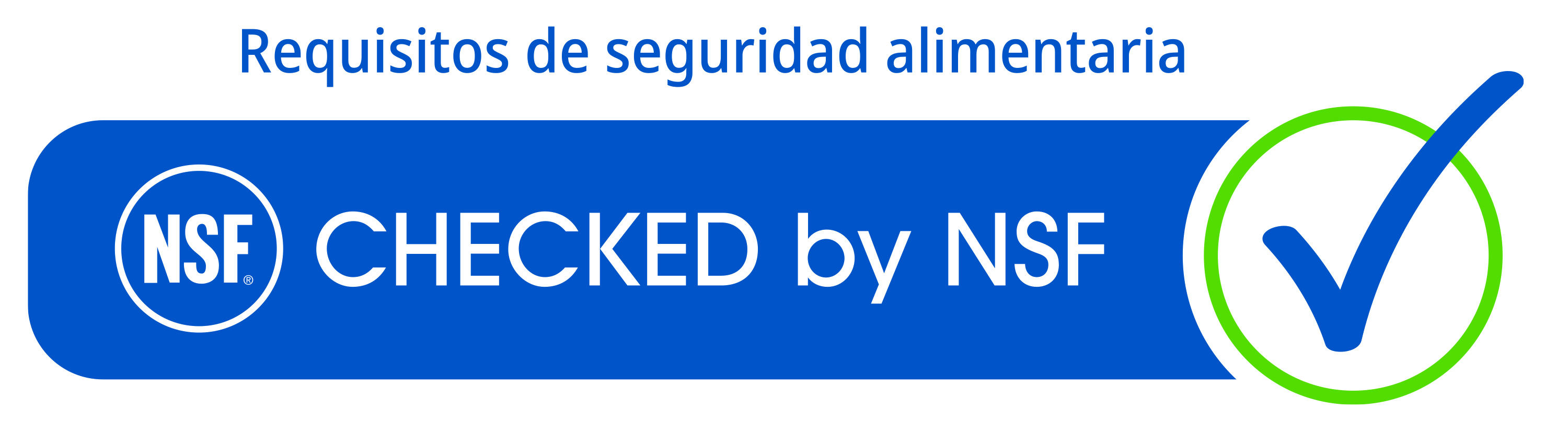 Checked by NSF mark