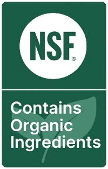 NSF/ANSI 305 Contains Organic Ingredients mark