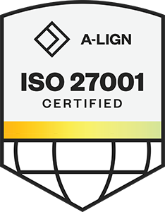 A-LIGN ISO 27001 Certified badge