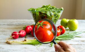 Magnify glass tomato 39052053