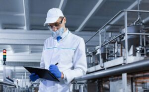 Man labcoat notes production 117074968
