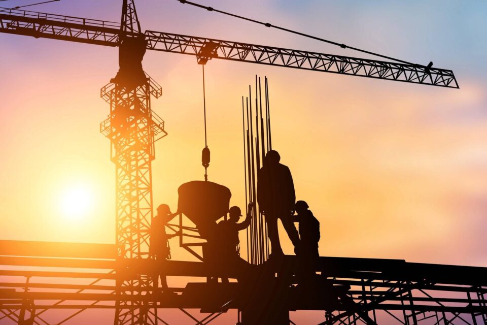 Construction sunset 57270557