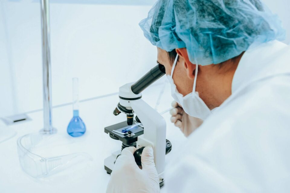 Lab microscope 158349852