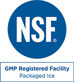 GMP Registered Facility - Packaged Ice Mark