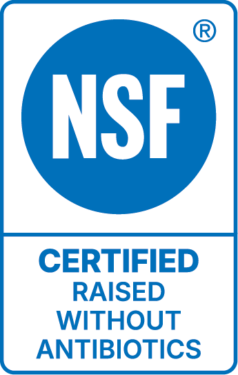 NSF Certified Raised without Antibiotics | NSF