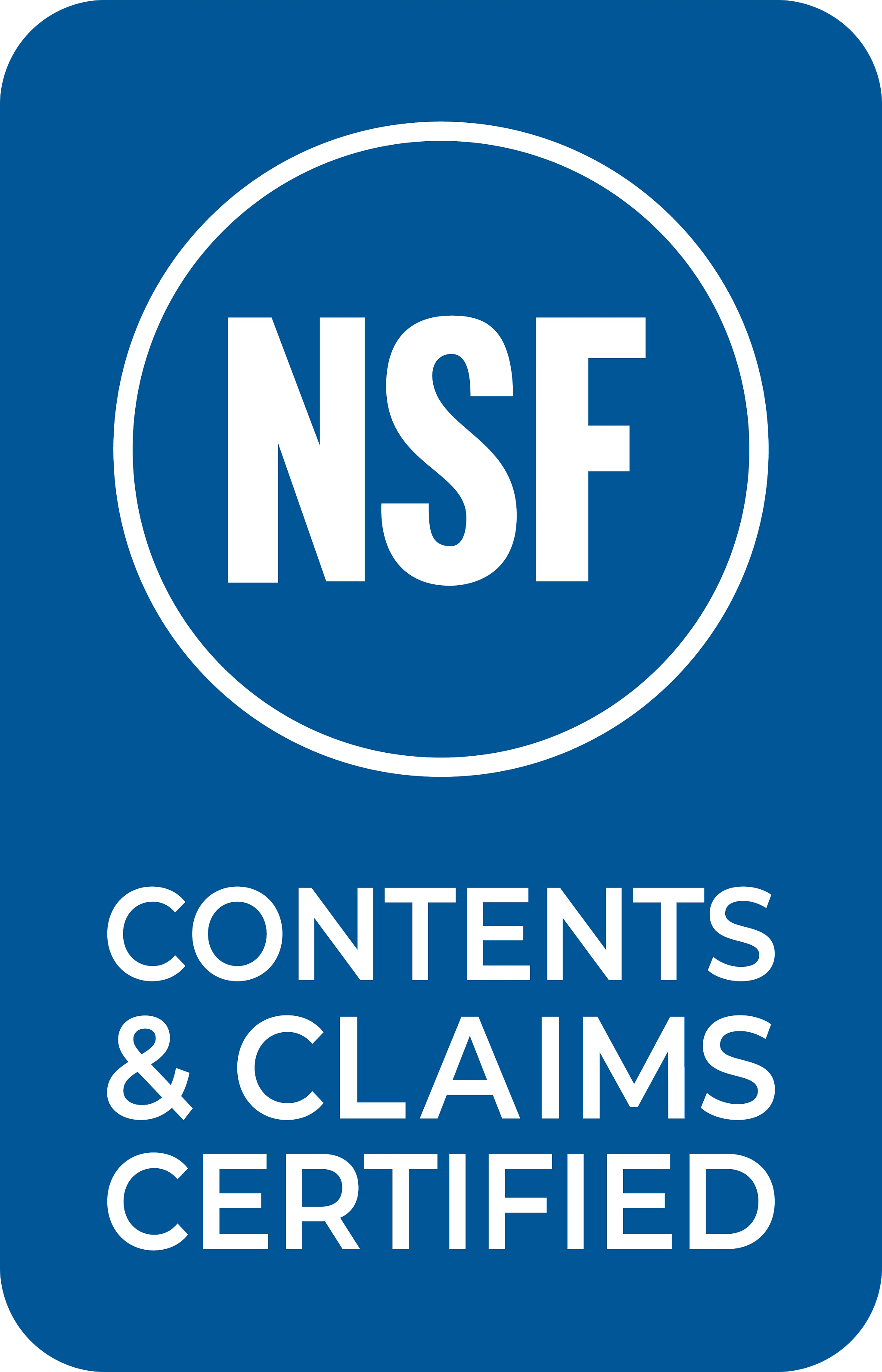contents and claims certified | NSF