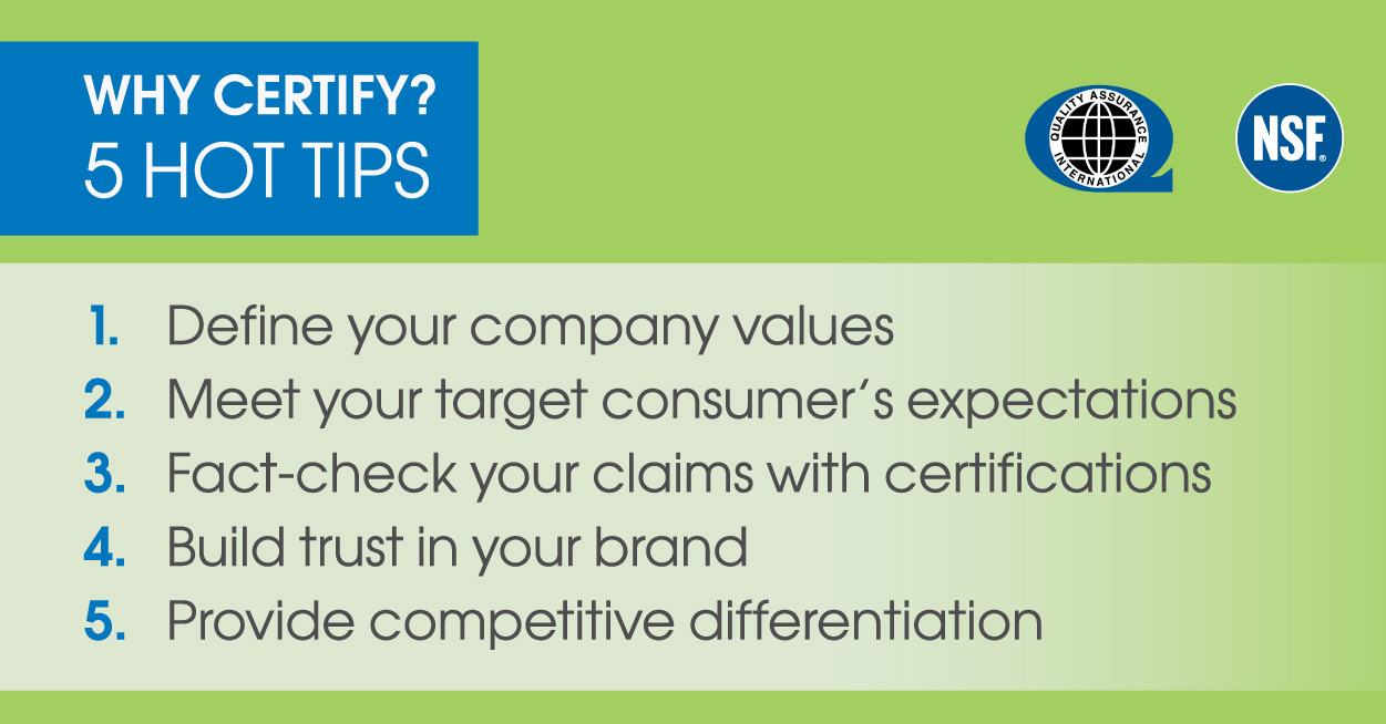 Why Certify? 5 Hot Tips